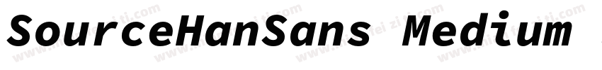SourceHanSans Medium 90ms RKSJ H字体转换
